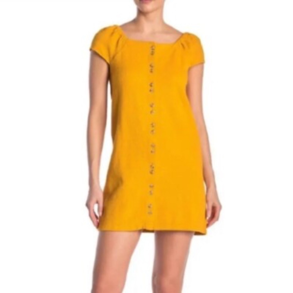 Madewell Texture And Thread Mini Dress Size Small Cap Sleeve